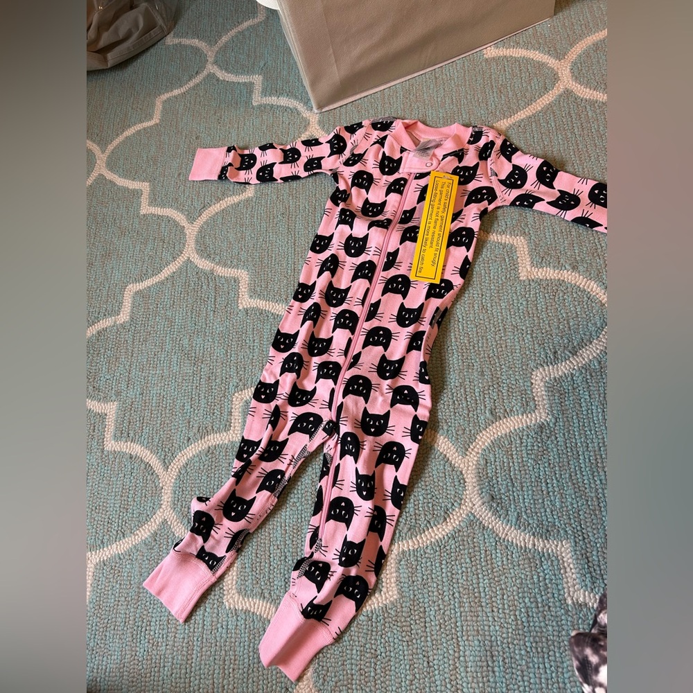 Hanna Anderson girl Halloween pjs onesie